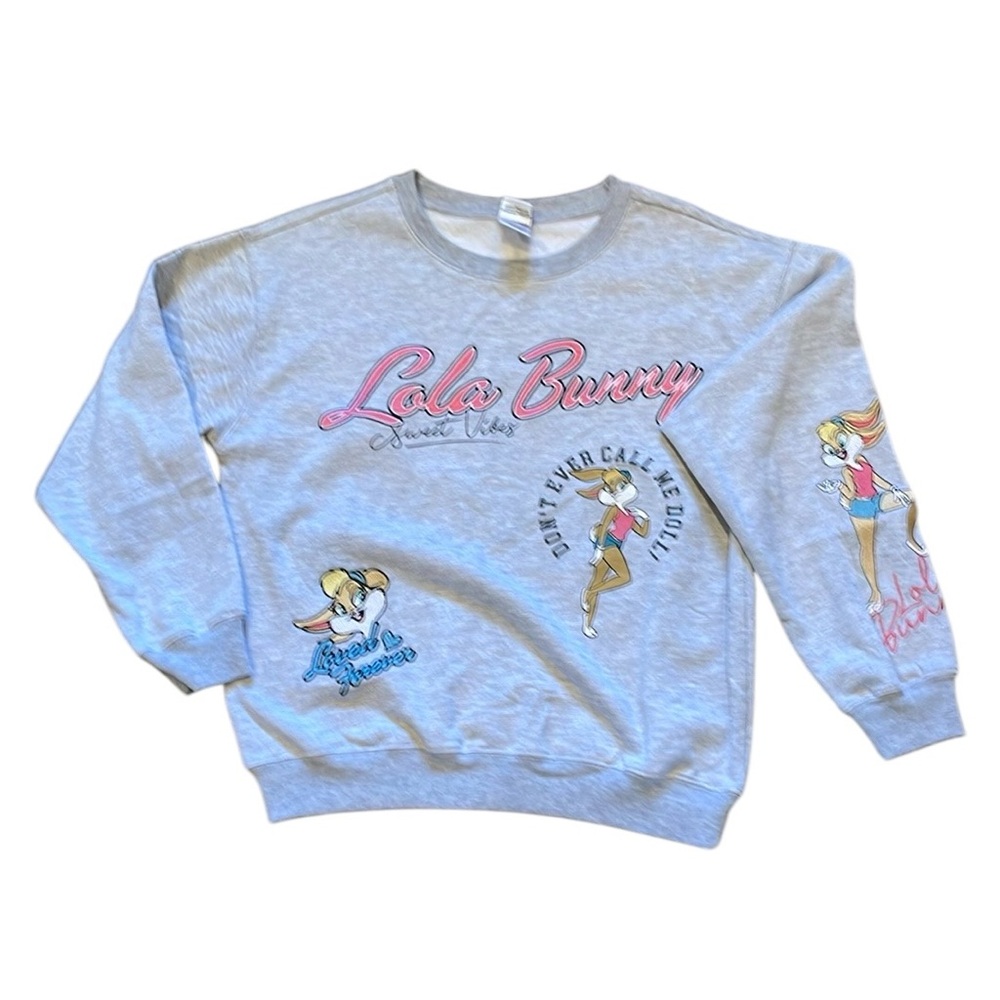 Vintage Looney Tunes Lola Bunny‎ Graphic Embroidered Sweatshirt